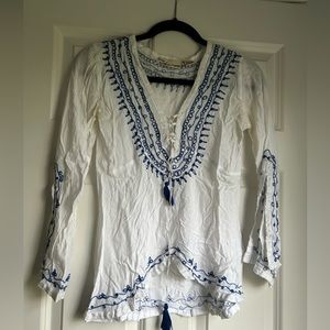 Vintage Havana White Blouse